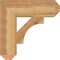Ekena Millwork Westlake Craftsman Rough Sawn Bracket, Western Red Cedar, 6"W x 22"D x 22"H BKT06X22X22WTL04RWR - alternate 2